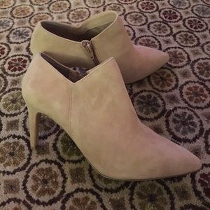 Suede camel Booties (Size 9)